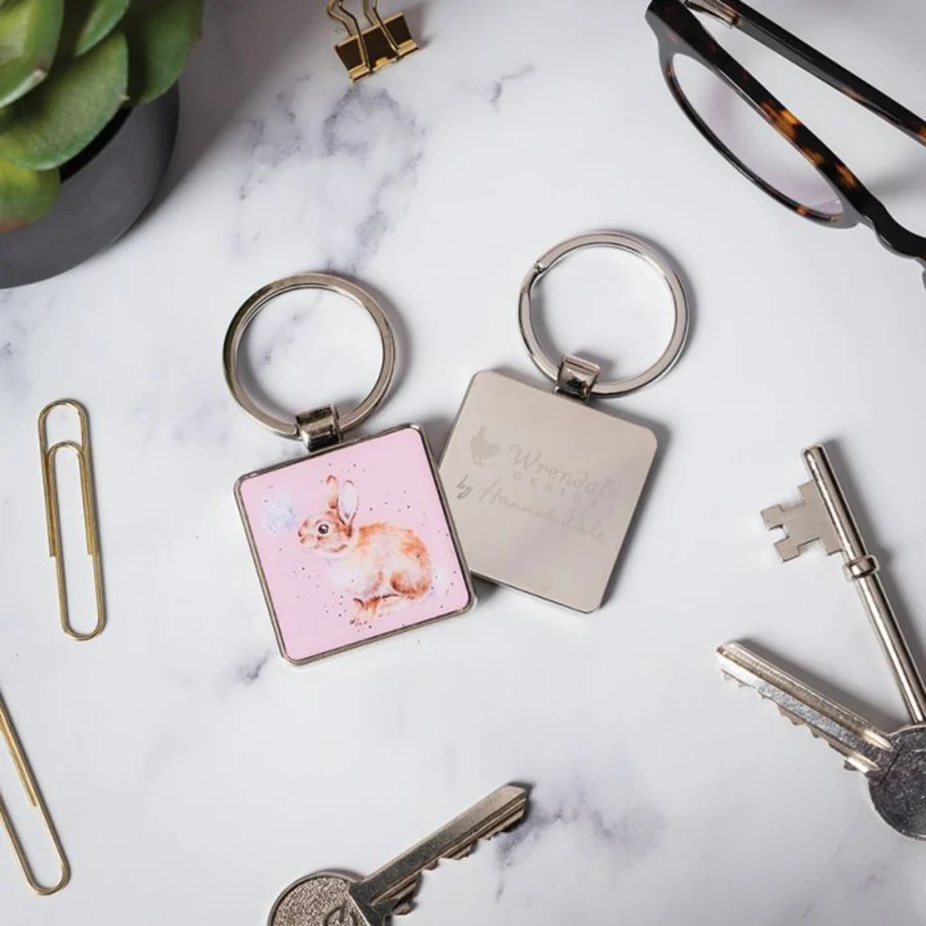 Wrendale : I Spy a Butterfly' Rabbit Keychain - Image 2