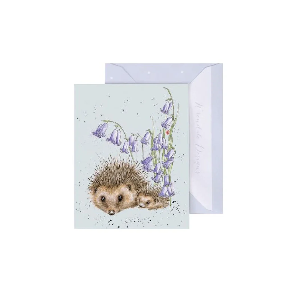 Wrendale : Love and Hedgehugs' Hedgehog Gift Enclosure Card