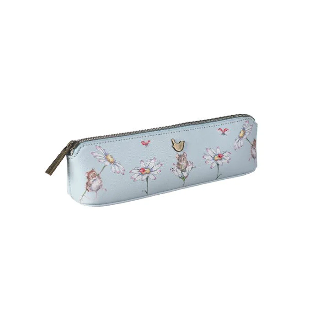 Wrendale : Oops a Daisy' mouse Brush Bag/ Pencil Case