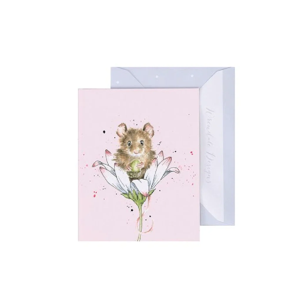 Wrendale : Oops a Daisy' Mouse Enclosure Card