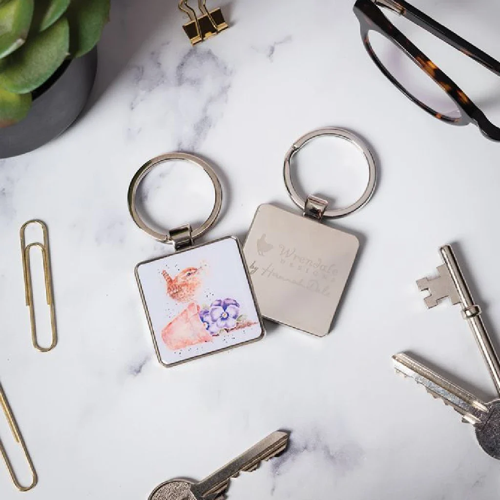 Wrendale : Pottering About' Wren Keychain - Image 2