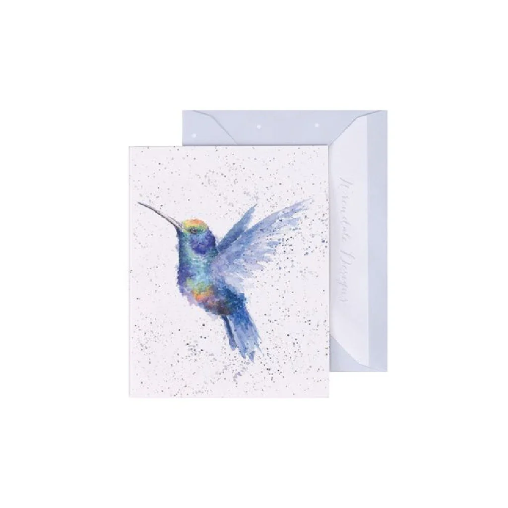 Wrendale : Rainbow' Hummingbird Enclosure Card