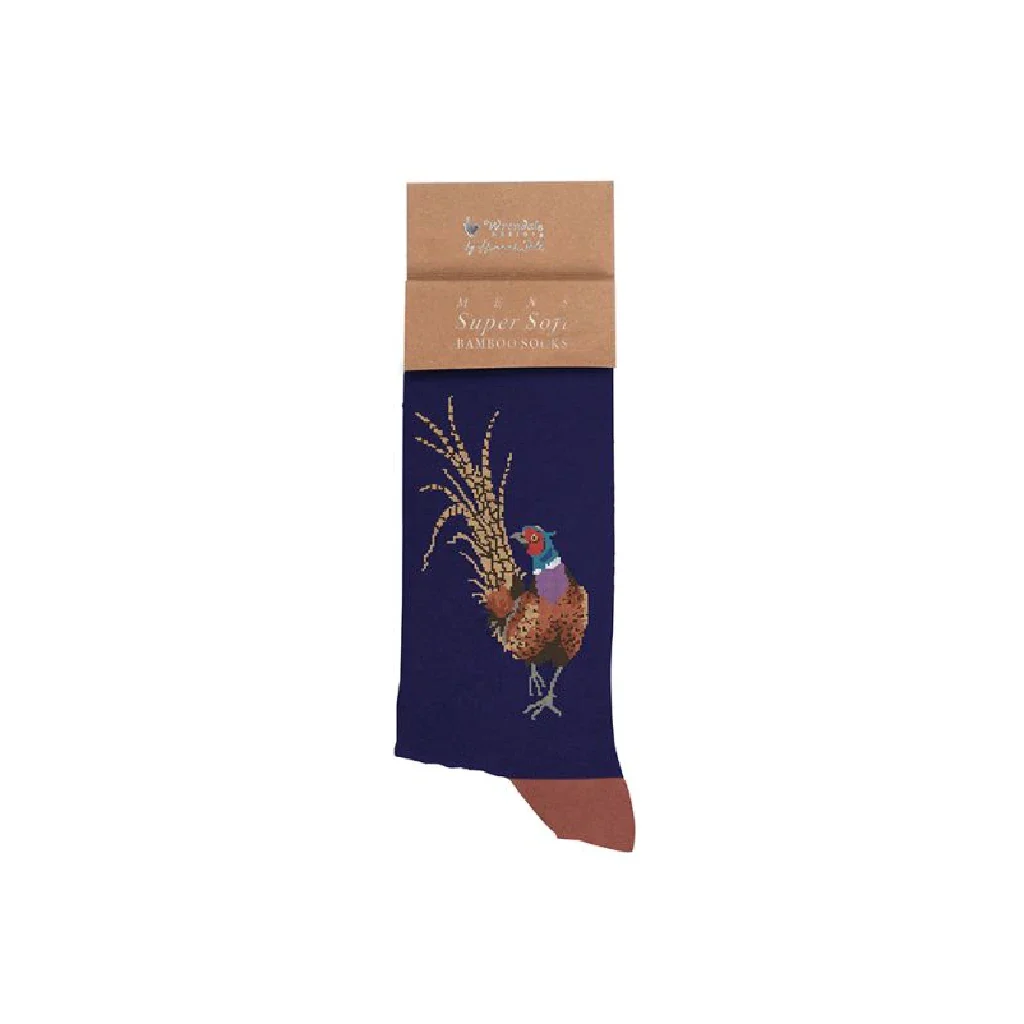 Wrendale : Ready for My Close Up' Pheasant Men's Socks
