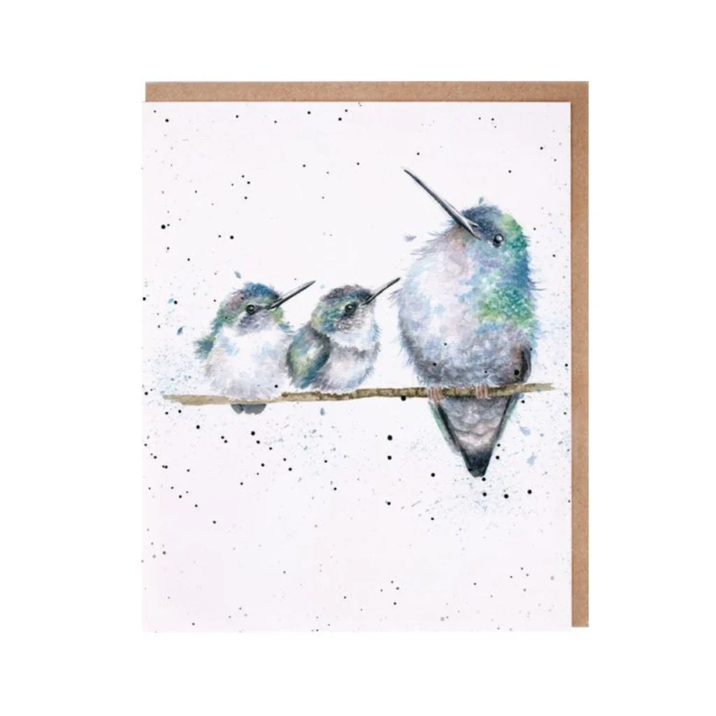 Wrendale : Spread Your Wings' Hummingbird Card