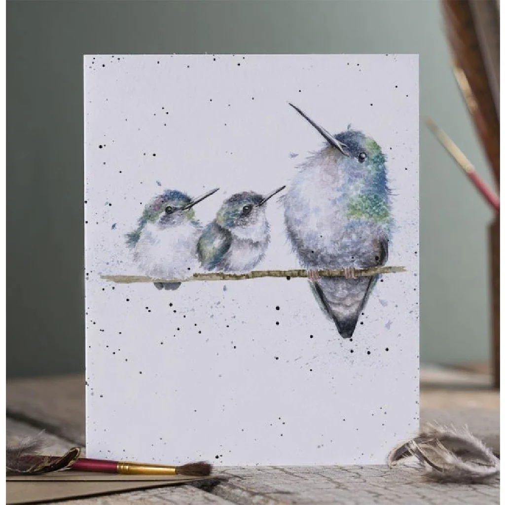 Wrendale : Spread Your Wings' Hummingbird Card - Image 2