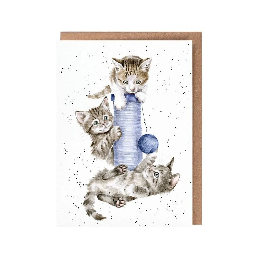 Wrendale : Three's a Crowd' Cat Card