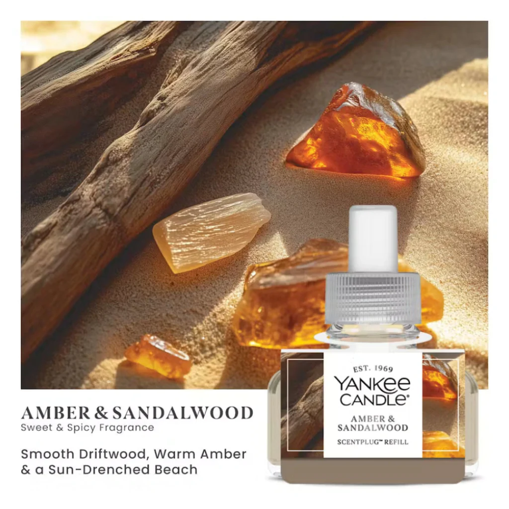 Yankee Candle : Amber & Sandalwood ScentPlug Refill - Image 2