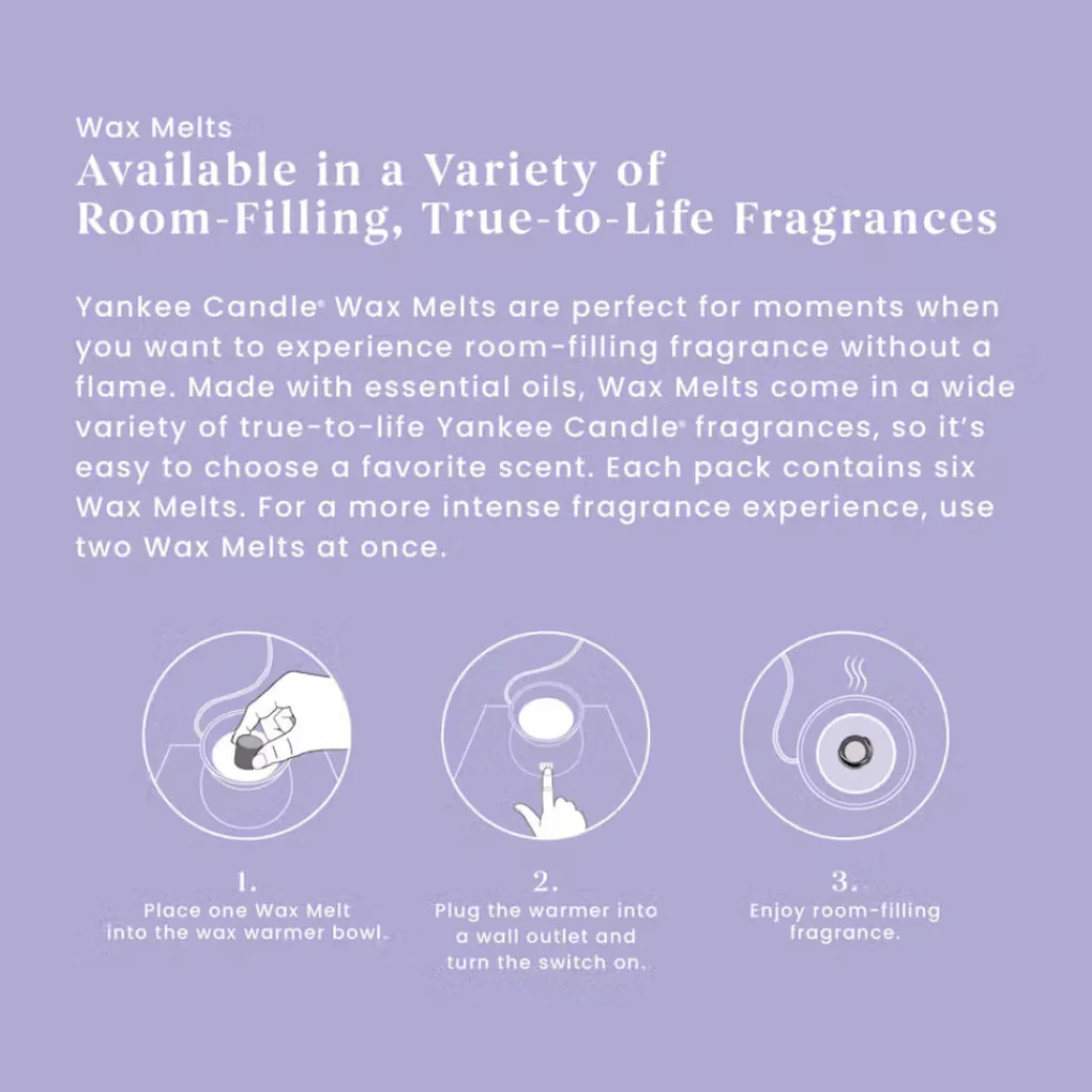 Yankee Candle : Lilac Blossoms Wax Melts 6-Packs - Image 3