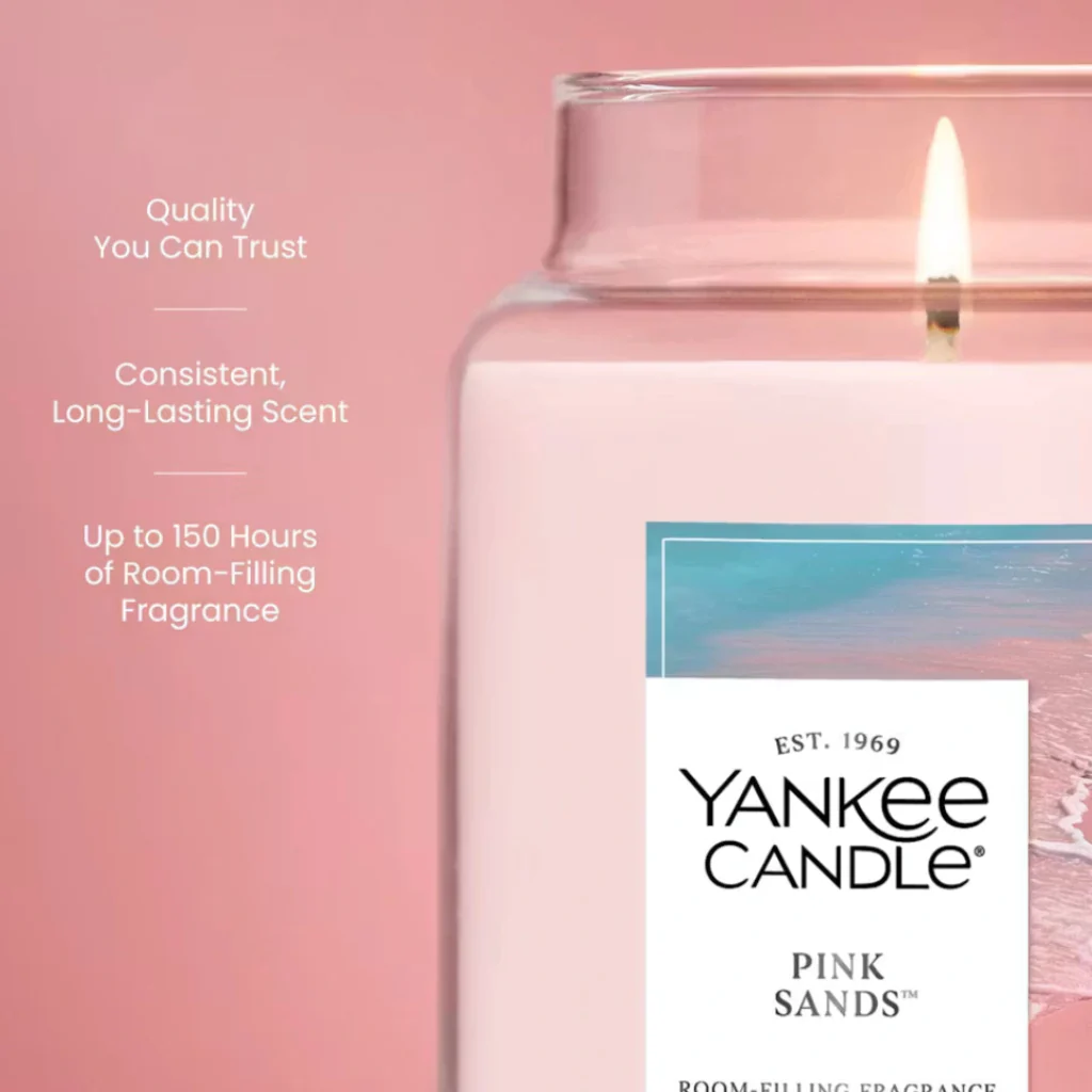 Yankee Candle : Pink Sands Large Jar Candles - Image 3